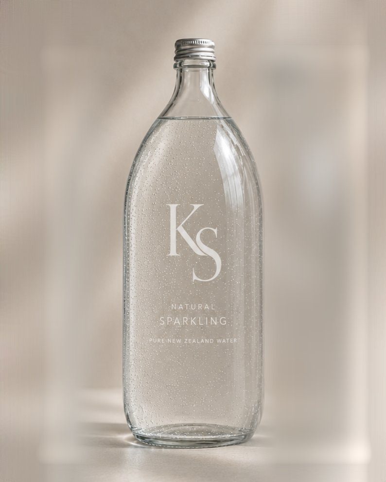 Kauri Springs glass bottle